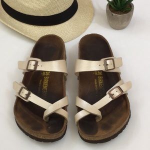Pearl Birkenstock Sandals Size 5 1/2-6